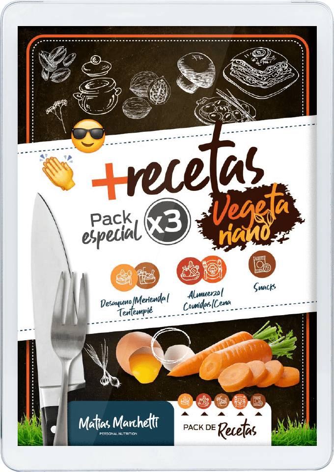 +Recetas Vegetariano Pack Completo 3en1 MarchettiRules